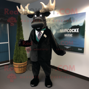 Black Moose maskot drakt...