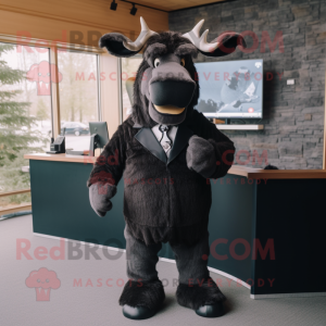 Black Moose mascotte...