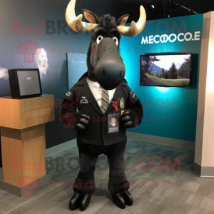 Black Moose mascotte...