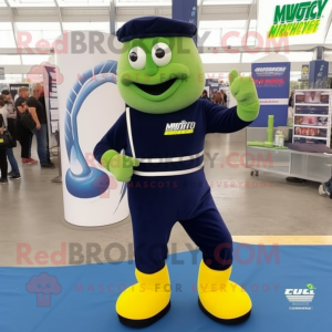 Navy Courgette mascotte...