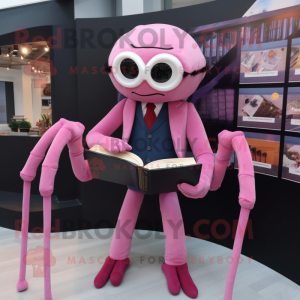 Pink Spider mascotte...