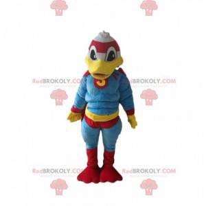 Donald mascot with a superhero outfit - Redbrokoly.com