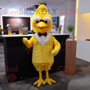 Yellow Chicken mascotte...