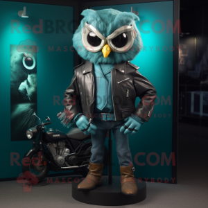 Postava maskota Teal Owl...