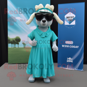 Costume de mascotte Teal...