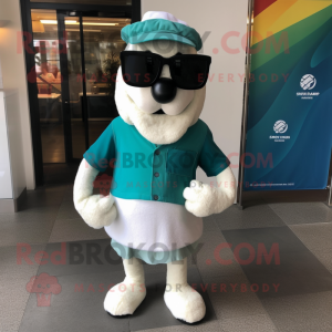 Costume de mascotte Teal...