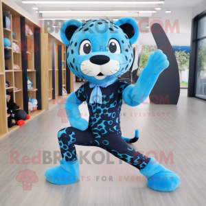 Blue Leopard mascotte...