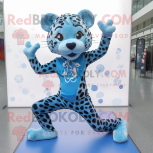 Blue Leopard mascotte...