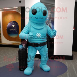 Cyan Marine Recon mascotte...