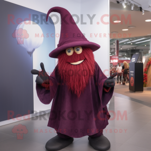 Maroon Witch S Hat mascotte...