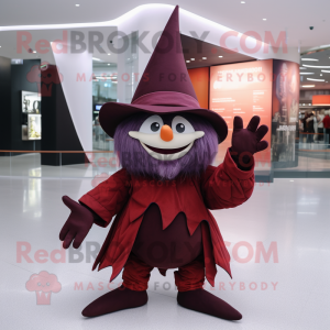 Maroon Witch S Hat mascotte...