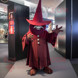 Maroon Witch S Hat mascotte...