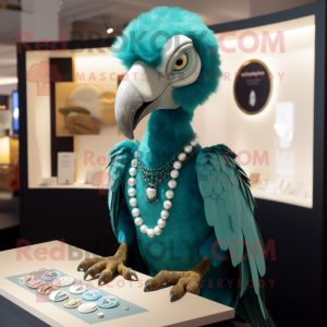 Teal Archaeopteryx mascotte...
