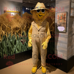 Gouden Scarecrow mascotte...
