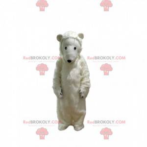 Mascotte d'ours blanc tellement attendrissant - Redbrokoly.com