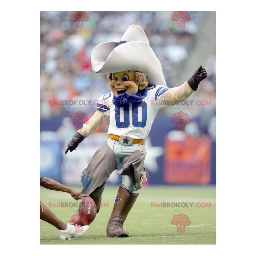 Kovboj maskot v tradičním oblečení - Redbrokoly.com Kovboj maskot v tradičním oblečení - Redbrokoly.com