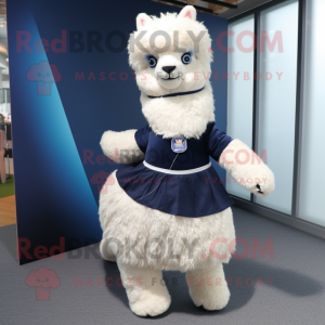 Navy Alpaca mascotte...