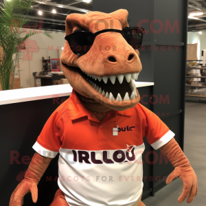 Rust Allosaurus mascotte...