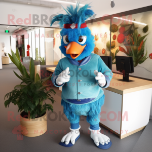 Cyan Roosters mascotte...