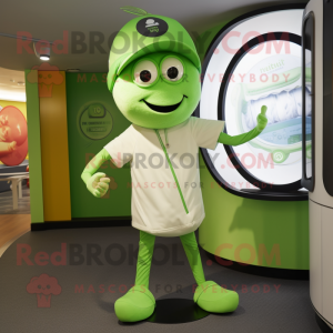 Lime Green Gyro mascotte...