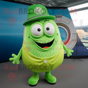 Lime Green Gyro mascotte...