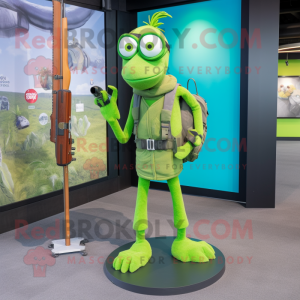 Lime Green Sniper mascotte...