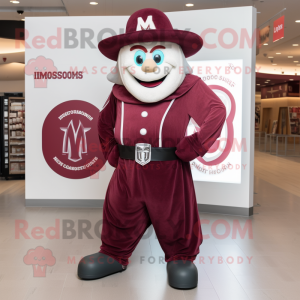 Maroon Horseshoe maskot...