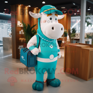 Turkis Jersey Cow maskot...