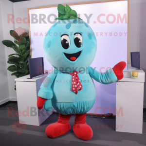 Cyan Strawberry mascotte...