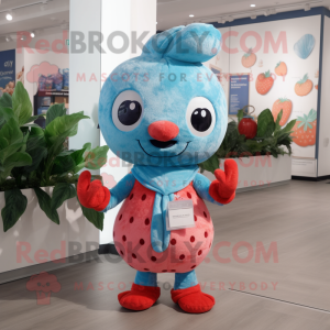 Cyan Strawberry mascotte...