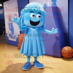 Blauer Basketball...
