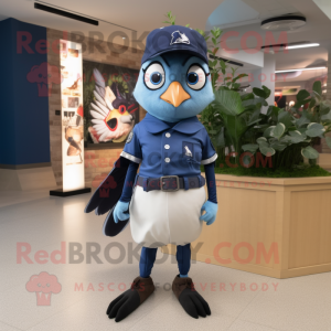 Navy Blue Jay mascotte...