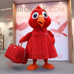 Red Dove mascotte kostuum...