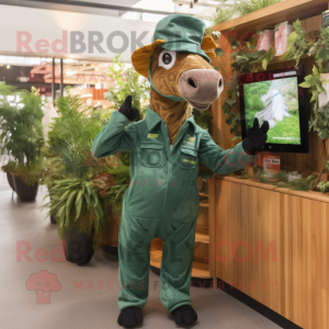 Forest Green Mare maskot...