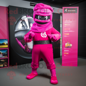 Magenta Ninja mascotte...