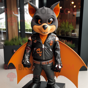 Postava maskota Orange Bat...