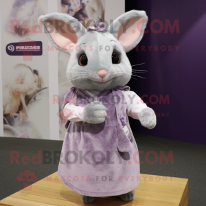 Lavendel Chinchilla maskot...