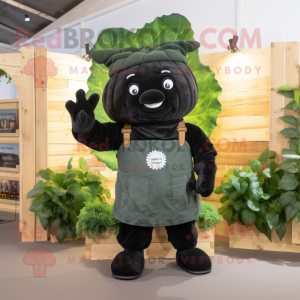 Black Cabbage Leaf mascotte...