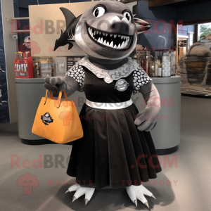 Black Megalodon mascotte...