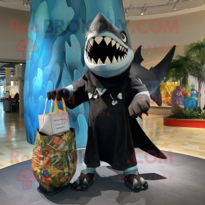 Black Megalodon mascotte...