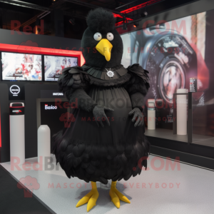 Black Hens mascotte kostuum...