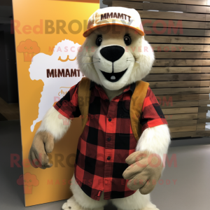 Crème marmot mascotte...