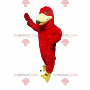 Mascota águila roja con mirada persistente - Redbrokoly.com