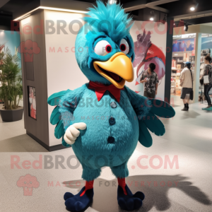 Turquoise Roosters mascotte...