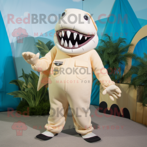 Cream Shark mascotte...