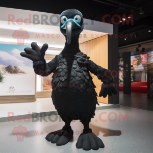 Black Dodo Bird mascotte...