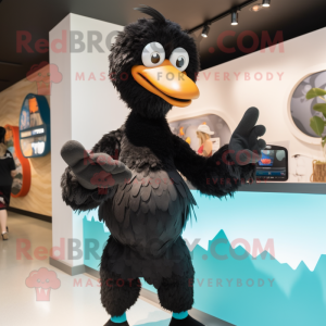 Black Dodo Bird mascotte...