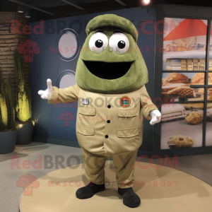 Olive Bagels maskot kostume...