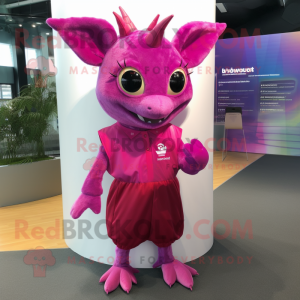 Magenta Chupacabra mascotte...