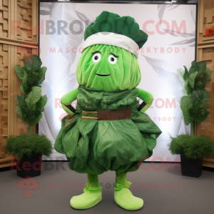 Personagem de mascote Green...